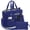 Blue, variant on Large Canvas Tote Bag Set for Women, Work Teacher College Travel Shoulder Handbags, Crossbody Laptop Purse