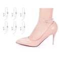 thumbnail image 3 of 6 Pares De Silicona Desmontable Antideslizante Zapato Claro Tacones Altos Cordones De Los Zapatos Sunnimix Correas de zapatos de tacón de silicona, 3 of 8
