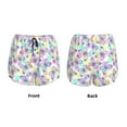 thumbnail image 5 of Fotbe Butterflies on Polka Dots Womens High Waist Running Shorts Athletic Workout Quick Dry Shorts for Women with Pockets Gym Yoga Summer Shorts-X-Large, 5 of 9