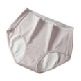 thumbnail image 2 of YueHuiYing Womens Underwear Mid Waist No Muffin Top Full Coverage Brief Ladies Panties Lingerie Undergarments for Women, 2 of 3