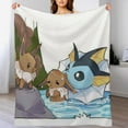 thumbnail image 5 of Anime Pokemon Blankets Eevee Throw Blanket 30"*40"（76*100cm） Eevee Merch for Kids, 5 of 8