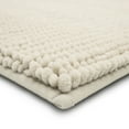 thumbnail image 2 of Mohawk Home Homespun Plush Fade/Stain Resistant Non-Slip Machine Washable Bath Rug, Parchment, 1' 5" x 2', 2 of 7