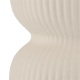 thumbnail image 3 of Bouclair White Ribbed Ceramic Table Lamp, 3 of 5