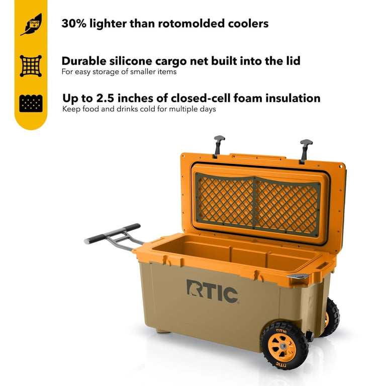 厚木　チャレンジ RTIC, Ice Chest Cooler, 72 QT, Ultra-Light, Fits 96 Cans - Walmart.com
