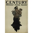thumbnail image 2 of WES 14x18 Gold Ornate Wood Frame and Double Matted Museum Art Print Titled - Century Midwinter Fiction Number (ca. 1890-1920), 2 of 4