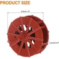 thumbnail image 2 of uxcell 2 Pcs Roue d'Eau Fontaine, Statue de Fortune de Bureau 1.4 Pouces Roues d'Aquarium Décor Fontaines d'Eau Roue Rouge, 2 of 6