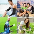 thumbnail image 6 of 6 Pairs UV Sun Protection Arm Sleeves Cooling Compression Arm Sleeves for Women Men Golf Outdoor Sports, 6 of 7