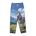 thumbnail image 4 of Daiia Blue Sky Dog Women's Sleep Pant with Pockets and Drawstring,Pajama Pants-Medium, 4 of 9