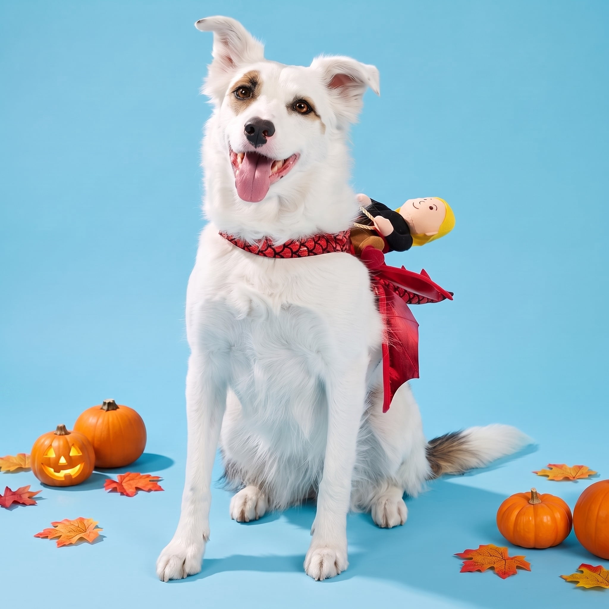 Vibrant Life Halloween Dragon Rider Costume for Dogs, Multicolor, Medium