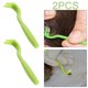 thumbnail image 5 of 3 Unids/set Acicalamiento Garrapatas Clips Pulgas Gato Piojos Herramienta Abrazadera () Verde, 5 of 5