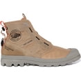 thumbnail image 2 of Palladium Pampa Travel Lite Unisex Lace Up Nylon Ankle Boot In Beige Size 11, 2 of 6
