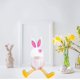 thumbnail image 3 of Schwedischer Zwerghase Osterhase Puppe Langbeiniger Hase Bewegliche Puppe Frhlingspuppe Ostern Dekoration (gelb), 3 of 5
