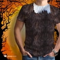 thumbnail image 4 of Halloween Men's Bald Eagle Costume All Over Short Sleeve Graphic Tee, 4 of 7