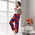 thumbnail image 5 of Yiaed Red Floral Print Womens Lounge Pants, Loose PJ Bottoms, Long Pajama Pants for Women-X-Large, 5 of 6