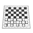 thumbnail image 2 of Folding Board Design Folding Checkers, Checkers Set, Outdoor Activity Traveling For Indoor All Ages People, 2 of 8