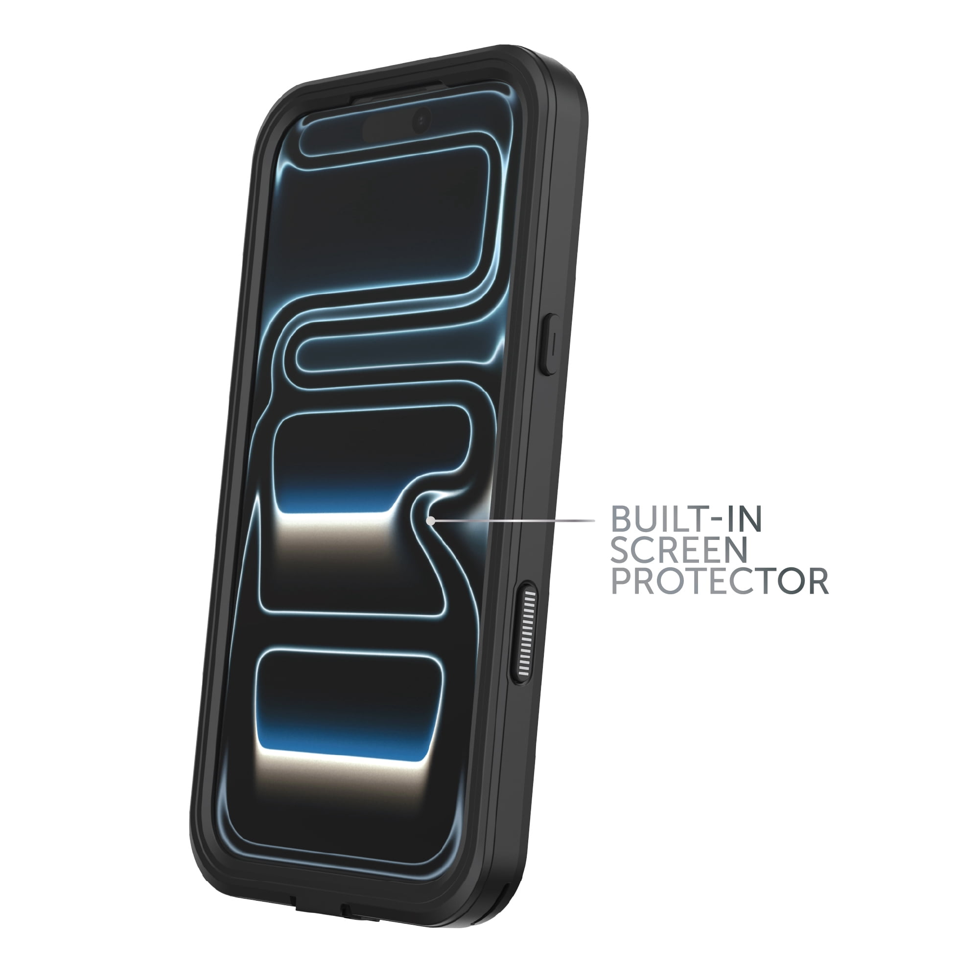 Body Glove Tidal Waterproof Phone Case for iPhone 17 Pro Max - Black/Clear