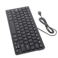 thumbnail image 2 of Mini teclado español portátil con cable, interfaz USB para ordenador de escritorio, ultrafino, 78 teclas, 2 of 8