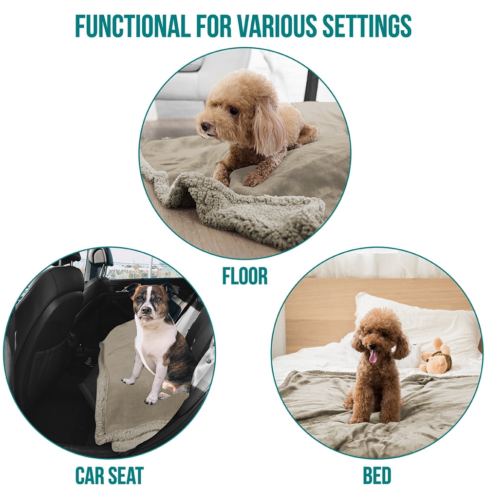 sherpa fleece pet blanket