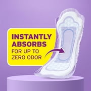 Poise Incontinence Pads for Women, 4 Drop Moderate Absorbency, Long Length, 78 Count