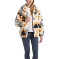 thumbnail image 2 of Arvbitana Women Winter Warm Casual Pullover Cute Hoodie Design Sweatshirt Zip Up Cardigan Loose Jacket with Pockets for Outwear Loungewear, 2 of 9
