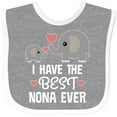 thumbnail image 3 of Inktastic Best Nona Ever Grandchild Boys or Girls Baby Bib, 3 of 4