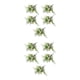 thumbnail image 2 of Ounissouiy Arreglo floral artificial realista de 5 piezas Durabilidad duradera blanco 2Conjunto, 2 of 6