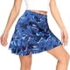 thumbnail image 1 of Falda con estampado geométrico colorido para mujer con bolsillo: ¡perfecta para deportes al aire libre y tenis!, 1 of 4