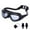 Black, variant on Swimming Goggles with Storage Case Swimming Glasses for Adult Teens Unisex Gray