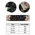 thumbnail image 6 of Black Christmas Bed Runner for Cal. King Size Bed, Snowman Bear Xmas Tree Snowflake Bedspread Protector Slipcover Bed Scarf for Foot Bed Runners & Scarves for Bedroom Hotel Wedding Room 94x20 Inches, 6 of 6