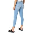 thumbnail image 2 of Celebrity Pink Women's Juniors High Rise Ankle Skinny, 27"-28" Inseam, Sizes 1-13, 2 of 2