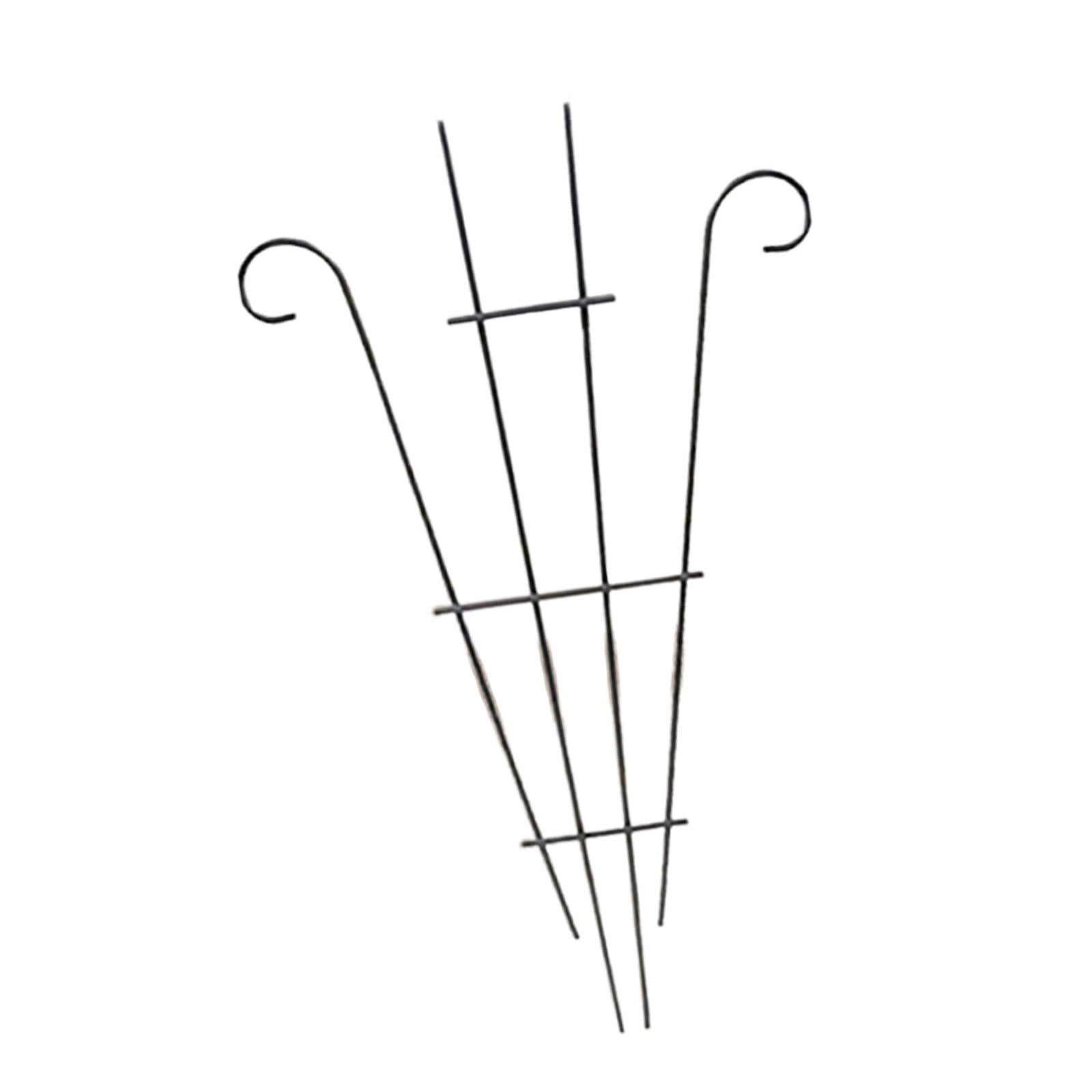 koolsoo Potted Plants Trellis Plant Flower Support for Backyard Indoor Outdoor Patio black