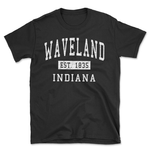Waveland Indiana Classic Established Men's Cotton T-Shirt