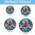 thumbnail image 6 of Blizzard Scarlet Red Cardinal Stained Glass Window Hanging Suncatcher, Suncatcher Stained Glass Christmas Halloween, Stained Glass Ornament 2025, Holiday Decoration, Seasonal, 6 of 6