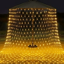 MAMOWEAR Indoor/Outdoor 5 ft Electric LED Christmas Net String Light