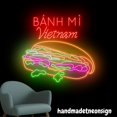 thumbnail image 4 of Handmadetneonsign Banh Mi Neon Sign, Vietnam Food Store Led Light, Vietnamese Food Neon Light 66413, 4 of 5