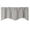 Gray, variant on PureCasa Wide and Short Window Treatment Blackout Valance for Kitchen Living Room Bathroom, Polyester Modern Valances Solid Color Curtain, 1 Panel, 52"x16", Beige