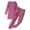 czb# Hot Pink155, variant on CUZIBR Girls Holiday Outfits Knitted Ribbed Long Sleeve Crewneck Sweater Dress And Slim Fit Pants Teens Solid Color Casual Comfortable Two Piece Set Jogging Sets,Hot Pink,9-10 Years