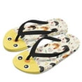 thumbnail image 2 of FUIALDOLG Boy Flips Flops for Kids Cute Chicken Rooster Print Child Slip-on Thong Sandals Kid Boys Slides Water Shoes for Beach Swim Pool Size 3, 2 of 7