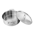 thumbnail image 5 of 2.75gal / 11 Quart Stainless Steel Large Soup Cookware Cooking Stockpot Lightweight & Lid, 5 of 10