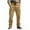 Khaki, variant on Simua Men's Casual Sports Cargo Pants Loose Straight Leg Multi-Pocket Work Pants with Drawstring Elastic Waist for Outdoor Daily Wear (S-XXXL)