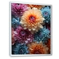 thumbnail image 2 of Designart "Serenity Amidst Colorful Mums III" Mums Floater Framed Wall Decor, 2 of 5