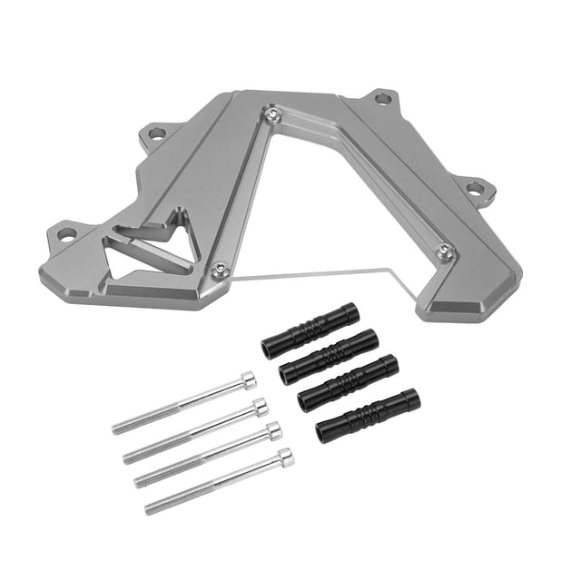 VOBOR Cubierta de Rueda Dentada Delantera Placa Protectora de Rueda Dentada Delantera de Motocicleta Reemplazo de aleación de Aluminio CNC para 1000 2014-2017(Titanio)