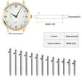 thumbnail image 2 of Uxcell 8pcs Quick Release Spring Bar 16mm Width 1.8mm Diameter Stainless Steel Watch Pins, 2 of 5