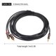 thumbnail image 2 of Cable Uxcell de 3.5mm a 2 RCA Adaptador de Jack Auxiliar de Audio Macho a Macho HiFi 16ft para Altavoz de Teléfono, 2 of 6