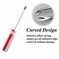 thumbnail image 4 of 4 Pack Tack Lifter Tack Puller Nail Puller, U Tip Nail Staple Rivet Staple Puller Staple Remover Tool, 4 of 7