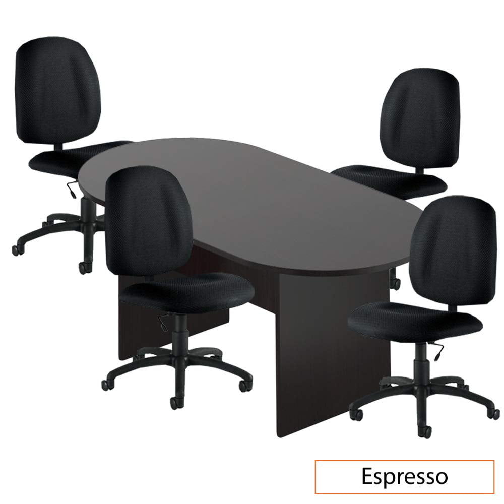10FT Conference Table Chair Mahogany Espresso 8FT 6FT, Espresso Walnut Cherry G11650 GOF 6FT Artisan Grey Set 