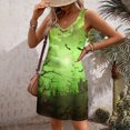 thumbnail image 3 of Summer Dress for Women,Dress for Women,Womens Summer Fashion Printing Pocket Sleeveless V-Neck Dress,Womens Summer Dress,Womens Summer Dress, 3 of 5
