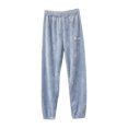 thumbnail image 1 of Fashion Women Solid Color High Waist Lounge Sweatshirt Home Long Pants, 1 of 1