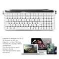 thumbnail image 3 of Clavier Mécanique à Machine à Écrire, 100 Touches Rétroéclairage RGB Clavier de Jeu avec Support pour Tablette Téléphone, 5.1, Filaire USB, pour, OS X, IOS, 3 of 7