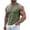 Green, variant on Noric Men's Sleeveless Henley Tank Tops Solid Color V Neck Button Gym Workout Running Summer Muscle Tee